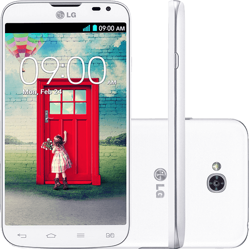 Tamanhos, Medidas e Dimensões do produto Smartphone LG L70 D325 Dual Chip Desbloqueado Android 4.4 Tela 4.5" 4GB 3G Wi-Fi Câmera 8MP - Branco