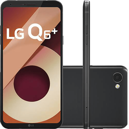Tamanhos, Medidas e Dimensões do produto Smartphone LG Q6 Plus Dual Chip Android 7.0 Tela 5.5" Full Hd+ Snapdragon MSM8940 64GB 4G Câmera 13MP - Preto
