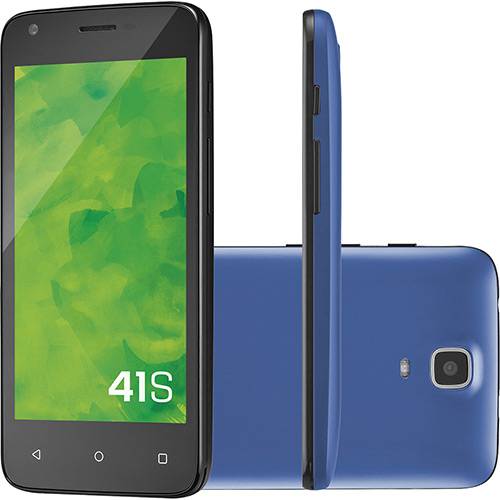 Tamanhos, Medidas e Dimensões do produto Smartphone Mirage 41s Dual Chip Tela 4,5" Câmera 5MP + 3.0mp 3g Quad Core 1gb Memória Ram - Preto e Azul