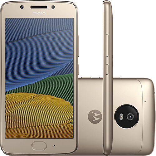 Tamanhos, Medidas e Dimensões do produto Smartphone Moto G 5 Dual Chip Android 7.0 Tela 5" 32GB 4G Câmera 13MP - Ouro