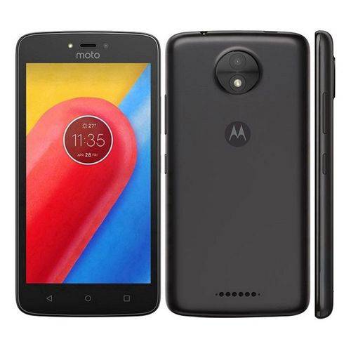 Tamanhos, Medidas e Dimensões do produto Smartphone Motorola Moto C Plus XT1723 Dual Sim 5.0 16GB 8MP/2MP-Preto