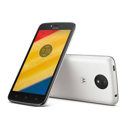 Tamanhos, Medidas e Dimensões do produto Smartphone Motorola Moto C Plus XT1721 Dual SIM 16GB de 5.0" 8MP/2MP OS 7.0 - BRANCO