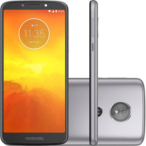 Tamanhos, Medidas e Dimensões do produto Smartphone Motorola Moto E5 Dual Chip Android Oreo - 8.0 Tela 5.7" Quad-Core 1.4 GHz 16GB 4G Câmera 13MP - Platinum