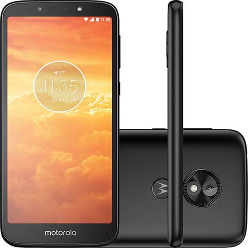Tamanhos, Medidas e Dimensões do produto Smartphone Motorola Moto E5 Play 16GB Dual Chip Android - 8.1.0 - Versão Go Tela 5.4" Qualcomm Snapdragon 425 4G Câmera 8MP - Preto