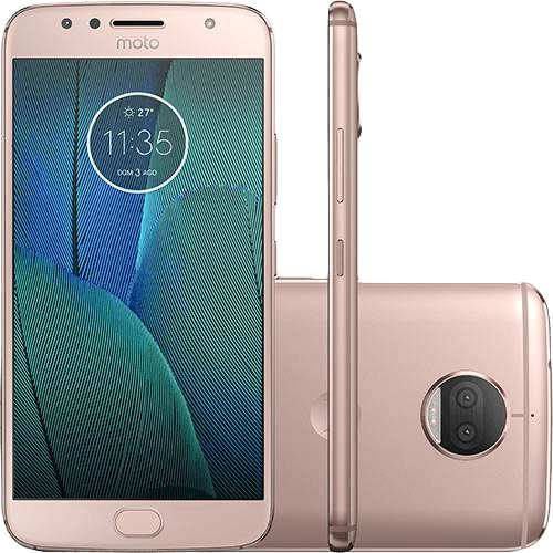 Tamanhos, Medidas e Dimensões do produto Smartphone Motorola Moto G 5s Plus Dual Chip Android 7.1.1 Nougat Tela 5.5" Snapdragon 625 32GB 4G 13MP Câmera Dual Cam - Ouro Rosa