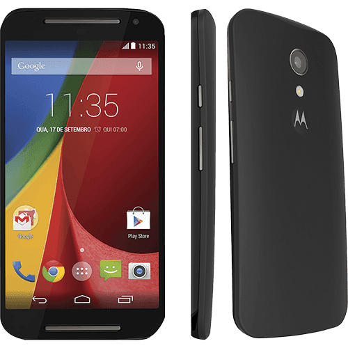 Tamanhos, Medidas e Dimensões do produto Smartphone Motorola Moto G (2ª Geração) Dual Chip Android 4.4 Tela 5" 8GB 3G Câmera de 8MP - Preto