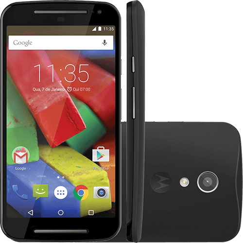 Tamanhos, Medidas e Dimensões do produto Smartphone Motorola Moto G (2ª Geração) Dual Chip Android 5.0 Tela 5" 16GB 4G Câmera 8MP - Preto