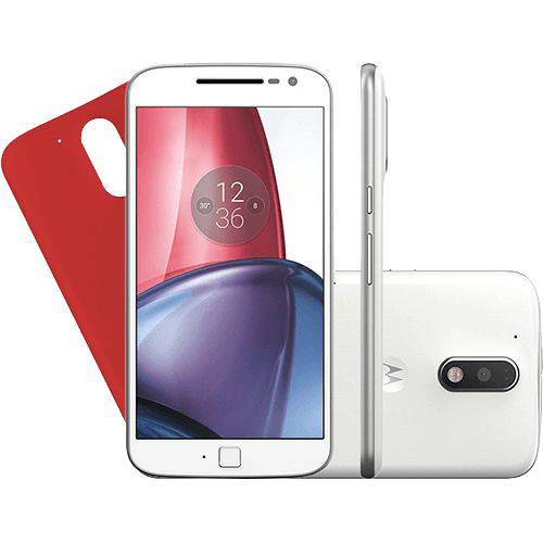 Tamanhos, Medidas e Dimensões do produto Smartphone Motorola Moto G4 Plus Dual Chip Android 6.0 Tela 5.5'' 32GB Câmera 16MP - Branco
