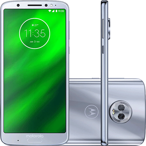 Tamanhos, Medidas e Dimensões do produto Smartphone Motorola Moto G6 Plus 64GB Dual Chip Android Oreo - 8.0 Tela 5.9" Octa-Core 2.2 GHz 4G Câmera 12 + 5MP (Dual Traseira) - Azul Topázio