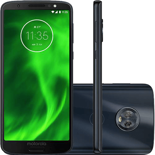 Tamanhos, Medidas e Dimensões do produto Smartphone Motorola Moto G6 Plus Dual Chip Android Oreo - 8.0 Tela 5.9" Octa-Core 2.2 GHz 64GB 4G Câmera 12 + 5MP (Dual Traseira) - Índigo
