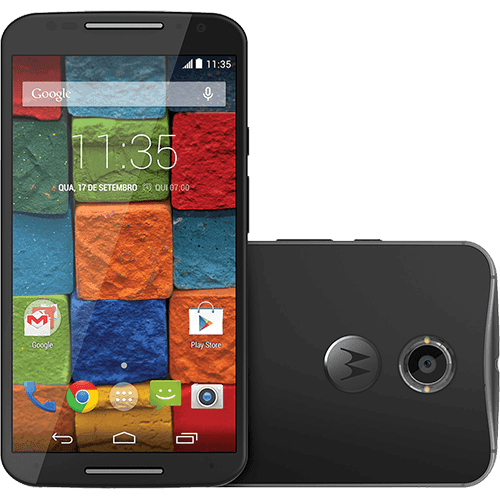 Tamanhos, Medidas e Dimensões do produto Smartphone Motorola Moto X 2ª Geração Desbloqueado Android 4.4 Tela 5.2" 32GB 4G Wi-Fi Câmera 13MP GPS - Preto