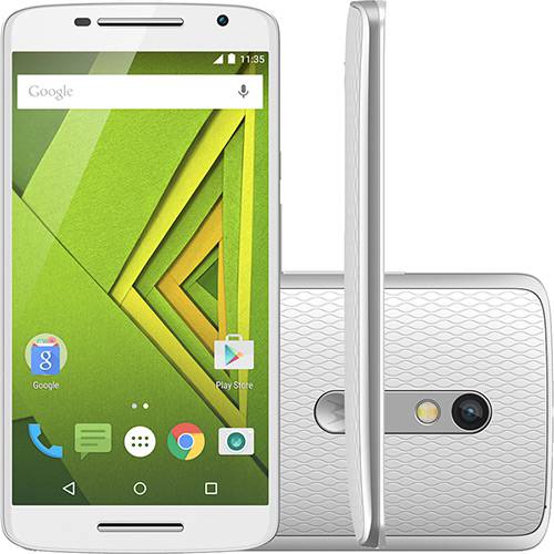Tamanhos, Medidas e Dimensões do produto Smartphone Motorola Moto X Play Dual Chip Android 5.1 Tela 5.5" 32GB 4G Câmera 21MP - Branco
