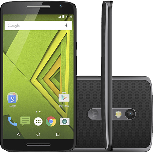 Tamanhos, Medidas e Dimensões do produto Smartphone Motorola Moto X Play Dual Chip Android 5.1 Tela 5.5" 32GB 4G Câmera 21MP - Preto
