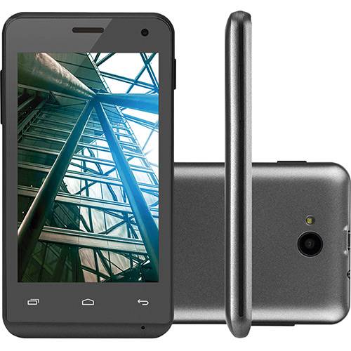 Tamanhos, Medidas e Dimensões do produto Smartphone Multilaser MS40 Dual Chip Android Tela 4" 4GB 3G Câmera 5MP - Preto