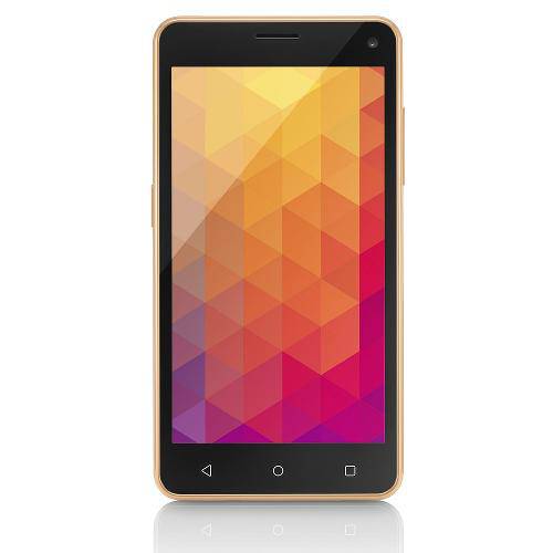 Tamanhos, Medidas e Dimensões do produto Smartphone Multilaser Ms50r 5" 8mp 1gb Android 5 Dourado - P9507