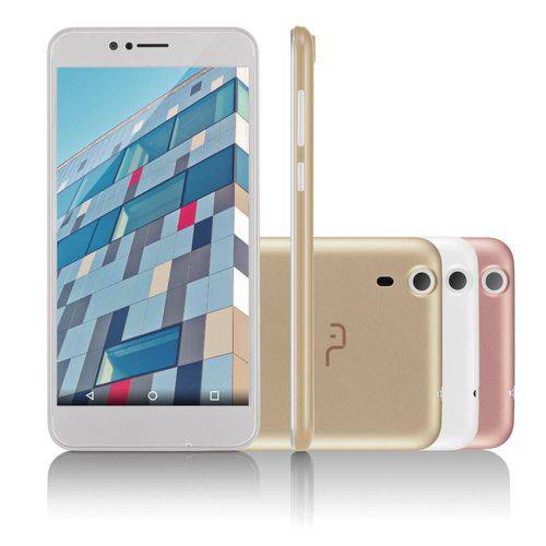 Tamanhos, Medidas e Dimensões do produto Smartphone Multilaser Ms55 Colors Branco 5,5" 5.0 Mp+8.0mp 3g Quad 8gb + 16gb Sd Card 5.1- P9004