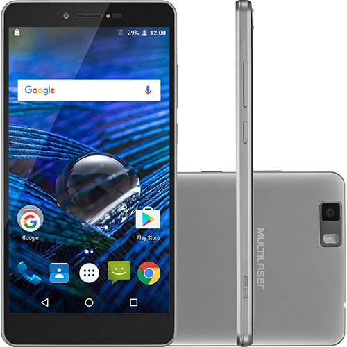 Tamanhos, Medidas e Dimensões do produto Smartphone Multilaser Ms70 Dual Chip Android 6 Tela 5,8" Octa-core 32GB 4G Câmera 16MP - Prata