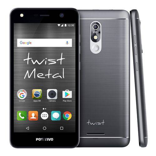 Tamanhos, Medidas e Dimensões do produto Smartphone Positivo Twist S530 - Android 7.0 3G 5.2" 16GB Câmera 8MP - Cinza