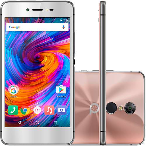 Tamanhos, Medidas e Dimensões do produto Smartphone Quantum Go2 Duas Chip Android Tela 5" Octa Core 32GB 4G Câmera 13MP - Rosa