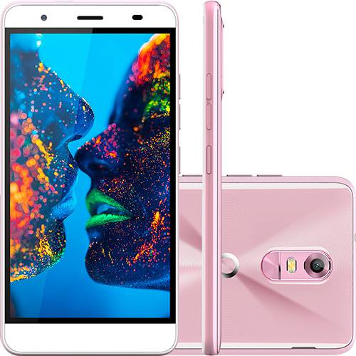 Tamanhos, Medidas e Dimensões do produto Smartphone Quantum Müv Dual Chip Android Tela 5.5" MediaTek MT6735 Quad-Core de 64 Bits 16GB 3G/4G/Wi-Fi Câmera 13MP Cherry Blossom - Rosê