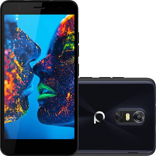 Tamanhos, Medidas e Dimensões do produto Smartphone Quantum MUV Pro 16GB 4G Android 6.0 Tela 5.5" Câmera 16MP Azul Escuro