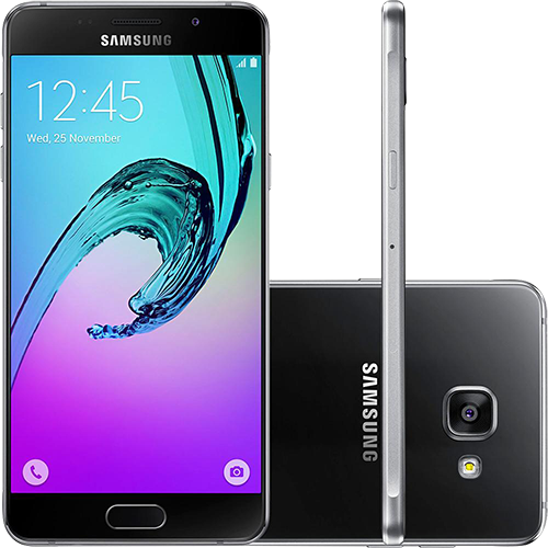 Tamanhos, Medidas e Dimensões do produto Smartphone Samsung Galaxy A5 2016 Dual Chip Android 5.1 Tela 5.2" 16GB 4G Câmera 13MP - Preto