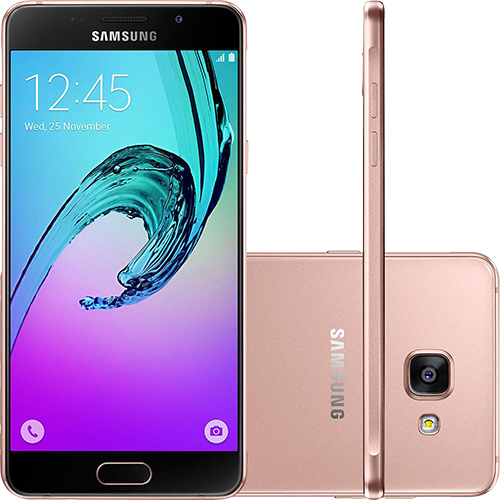 Tamanhos, Medidas e Dimensões do produto Smartphone Samsung Galaxy A5 2016 Dual Chip Android 5.1 Tela 5.2" 16GB 4G Câmera 13MP - Rosé