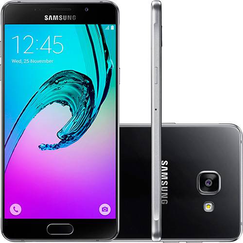Tamanhos, Medidas e Dimensões do produto Smartphone Samsung Galaxy A7 2016 Dual Chip Android 5.1 Tela 5.5" 16GB 4G 13MP - Preto