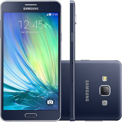 Tamanhos, Medidas e Dimensões do produto Smartphone Samsung Galaxy A7 Dual Chip Desbloqueado Android 4.4 Tela 5.5" 16GB 4G Câmera 13MP - Preto