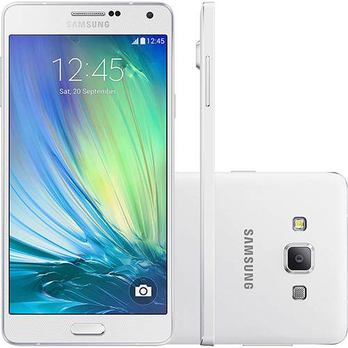 Tamanhos, Medidas e Dimensões do produto Smartphone Samsung Galaxy A7 Duos Dual Chip Android 4.4 Tela 5.5" 16GB 4G Câmera 13MP - Branco