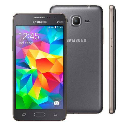 Tamanhos, Medidas e Dimensões do produto Smartphone Samsung Galaxy Grand Prime Preto Sm-g532f/ds 4G 5 Polegadas