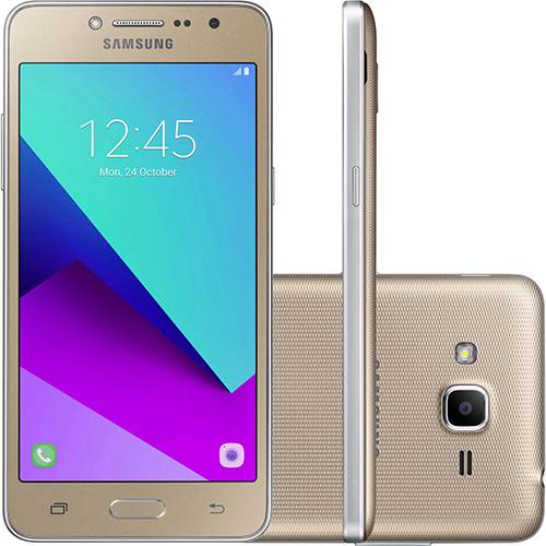 Tamanhos, Medidas e Dimensões do produto Smartphone Samsung Galaxy J2 Prime TV Dual Chip Android Tela 5" 8GB 4G Câmera 8MP - Dourado