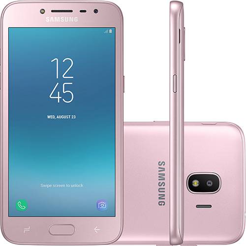 Tamanhos, Medidas e Dimensões do produto Smartphone Samsung Galaxy J2 Pro Dual Chip Android 7.1 Tela 5" Quad-Core 1.4GHz 16GB 4G Câmera 8MP - Rosa