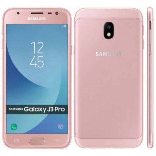 Tamanhos, Medidas e Dimensões do produto Smartphone Samsung Galaxy J3 Pro Dual Chip Android 7.1 Tela 5" Quad-Core 1.4GHz 16GB 4G Câmera 8MP - Rosa