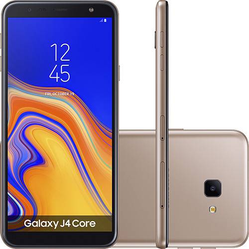 Tamanhos, Medidas e Dimensões do produto Smartphone Samsung Galaxy J4 Core 16GB Nano Chip Android Tela 6" Quad-Core 1.4GHz 4G Câmera 8MP - Cobre