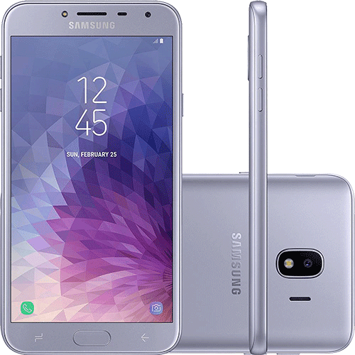 Tamanhos, Medidas e Dimensões do produto Smartphone Samsung Galaxy J4 32GB Dual Chip Android 8.0 Tela 5.5" Quad-Core 1.4GHz 4G Câmera 13MP - Prata