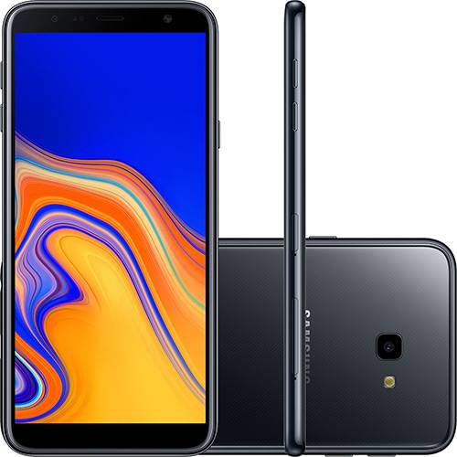 Tamanhos, Medidas e Dimensões do produto Smartphone Samsung Galaxy J4+ 32GB Dual Chip Android Tela Infinita 6" Quad-Core 1.4GHz 4G Câmera 13MP - Preto