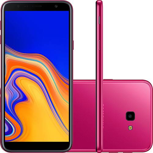 Tamanhos, Medidas e Dimensões do produto Smartphone Samsung Galaxy J4+ 32GB Dual Chip Android Tela Infinita 6" Quad-Core 1.4GHz 4G Câmera 13MP - Rosa