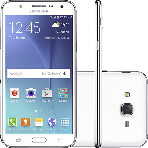 Tamanhos, Medidas e Dimensões do produto Smartphone Samsung Galaxy J7 Duos Dual Chip Android 5.1 Tela 5.5" 16GB 4G Câmera 13MP - Branco