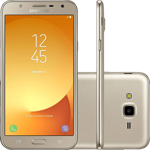 Tamanhos, Medidas e Dimensões do produto Smartphone Samsung Galaxy J7 Neo Dual Chip Android 7.0 Tela 5.5" 16GB 4G Câmera 13MP - Dourado