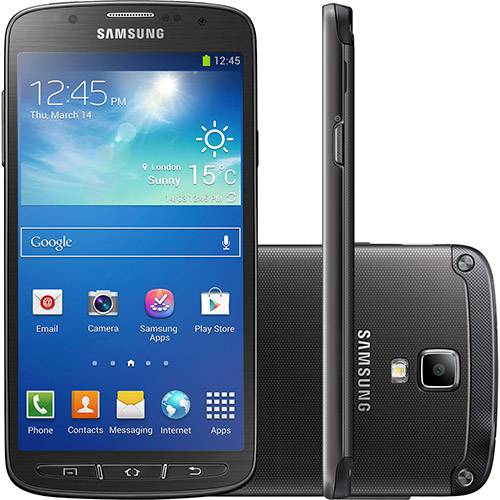 Tamanhos, Medidas e Dimensões do produto Smartphone Samsung Galaxy S4 Active Desbloqueado Android 4.2 Tela 5" 16GB 4G WiFi Câmera de 8MP - Grafite