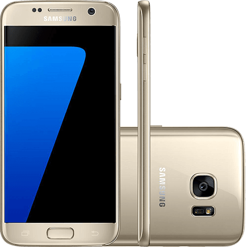 Tamanhos, Medidas e Dimensões do produto Smartphone Samsung Galaxy S7 Android 6.0 Tela 5.1" 32GB 4G Câmera 12MP - Dourado