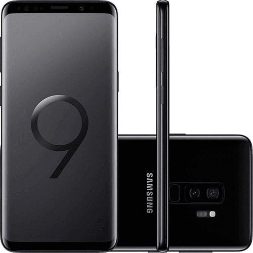 Tamanhos, Medidas e Dimensões do produto Smartphone Samsung Galaxy S9+ Dual Chip Android 8.0 Tela 6.2" Octa-Core 2.8GHz 128GB 4G Câmera 12MP Dual Cam - Preto