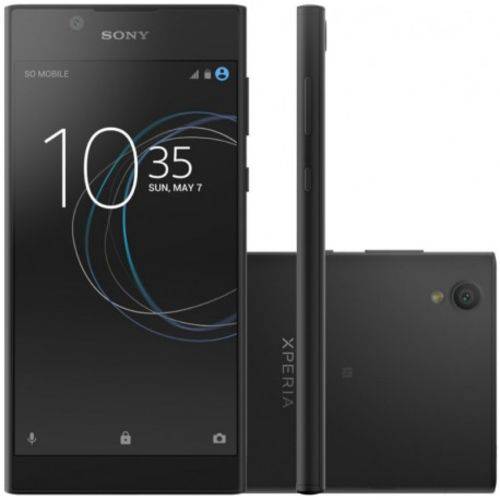 Tamanhos, Medidas e Dimensões do produto Smartphone Sony Xperia L1 Single Chip Android Tela 5.5" Quad Core 16GB Câmera 13MP - Preto