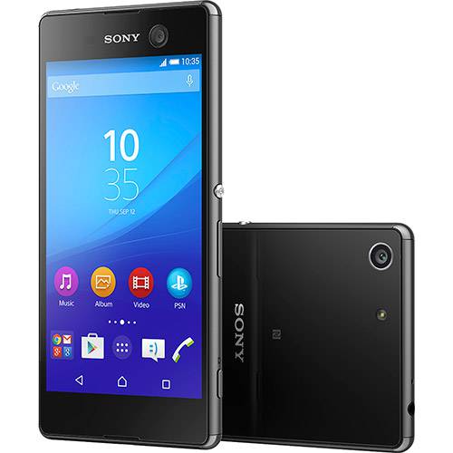 Tamanhos, Medidas e Dimensões do produto Smartphone Sony Xperia M5 Dual Chip Android 5.0 Tela 5" 16GB 4G Câmera 21MP - Preto