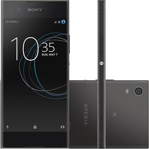 Tamanhos, Medidas e Dimensões do produto Smartphone Sony Xperia XA1 Dual Chip Android Tela 5" Octacore 32GB Wi-Fi Câmera 23MP - Preto