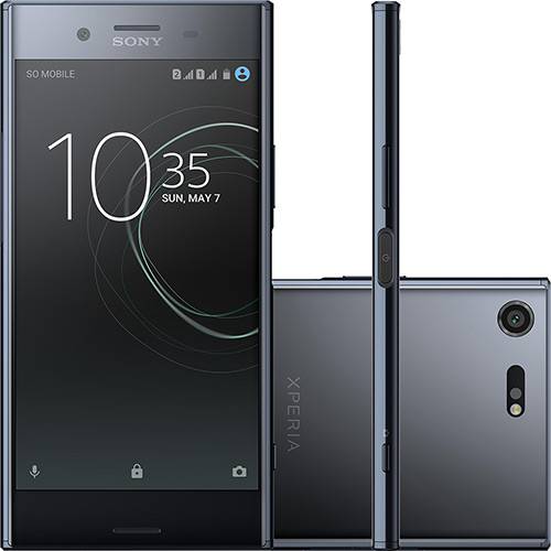 Tamanhos, Medidas e Dimensões do produto Smartphone Sony Xperia XZ Premium Single Chip Android N Tela 5.4" 64GB Câmera 19MP - Preto