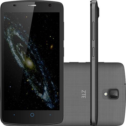 Tamanhos, Medidas e Dimensões do produto Smartphone ZTE Blade L5 Dual Chip Android Tela 5.1" 8GB 3G Wi-Fi Câmera 8MP - Cinza Escuro + Capa Branca