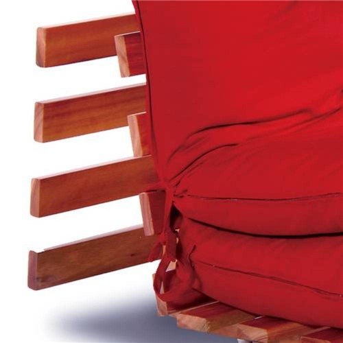 Tamanhos, Medidas e Dimensões do produto Sofá-Cama Casal Tokyo Vermelho Sarja Futon