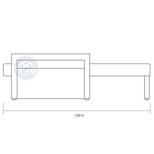 Tamanhos, Medidas e Dimensões do produto Sofá Cama Daiane com Baú 147